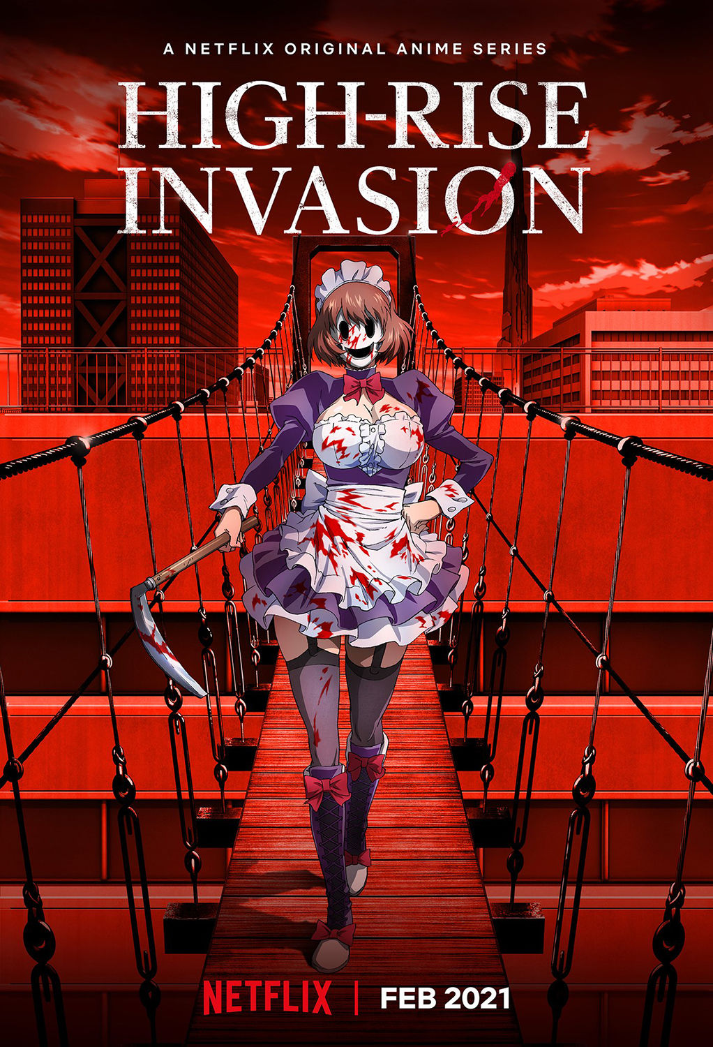 Amazon.com: High Rise Invasion Anime Fabric Wall Scroll Poster (32x46)  Inches [A] High Rise Invasion-6(L): Posters & Prints
