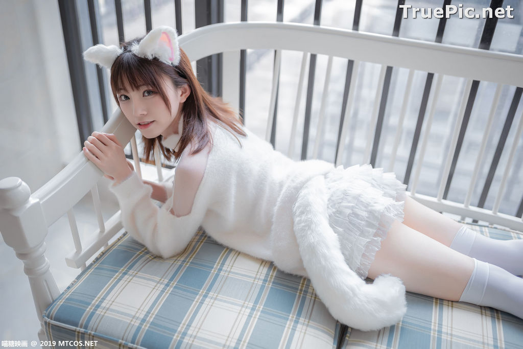 Image [MTCos] 喵糖映画 Vol.027 – Chinese Cute Model – Beautiful White Cat - TruePic.net - Picture-28