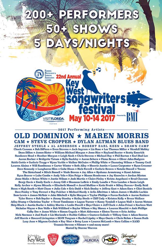 Key West Music And Happenings Key West Songwriter's Festival 2017