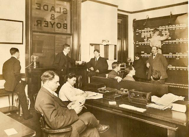 Fotografías de oficinas a principios del siglo XX