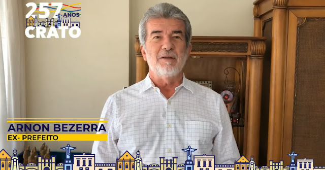 Arnon Bezerra publica vídeo em homenagem a Crato