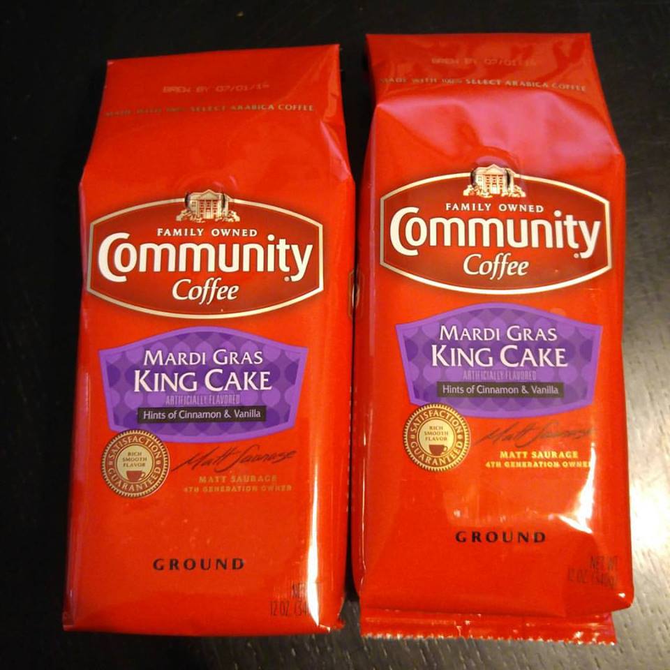 Cookistry Mardi Gras King Cake Coffee WholeEgg Ice Cream