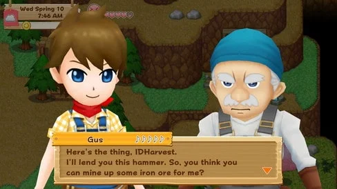 Cara Mendapatkan Palu (Hammer) di Harvest Moon: LoH