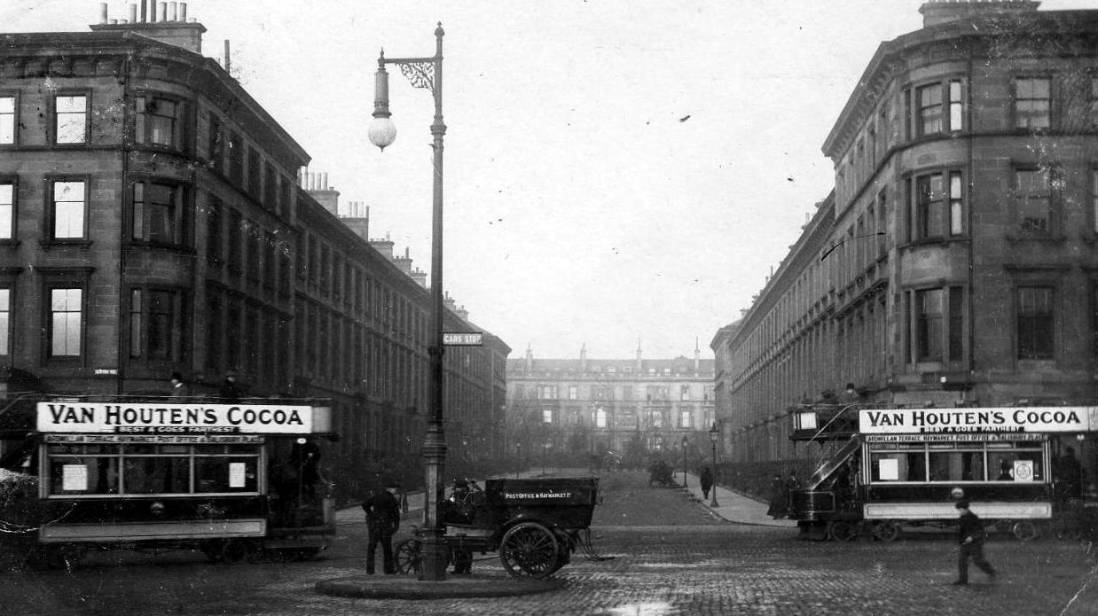 Tour Scotland Old Photograph Haymarket Edinburgh Scotland