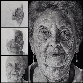 05-my-Grandmother-Justin-Cohen-Realistic-Portrait-Drawings-WIP-www-designstack-co