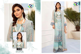 R9 Designer Sofia Georgette  Pakistani Suits Collection In Wholesale rate