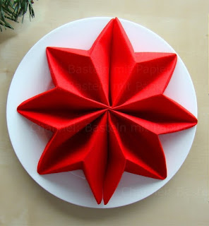 Como dobrar guardanapo para decoração de Natal: Origami passo a passo - Ver  e Fazer