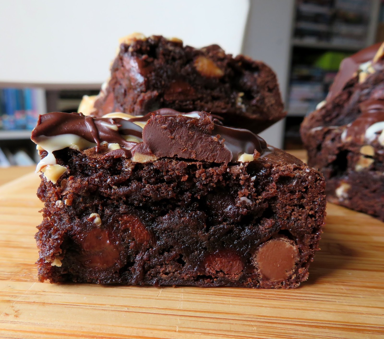 Triple Chocolate Fudge Brownies The English Kitchen