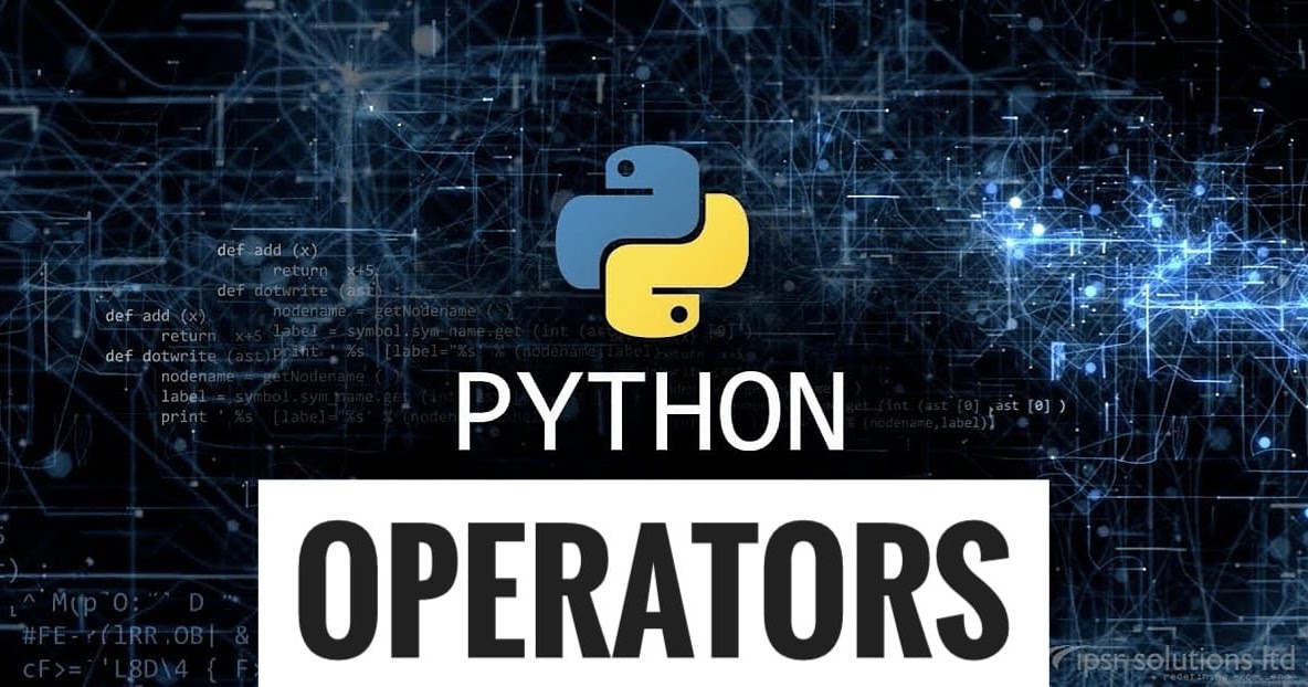 Operators in Python