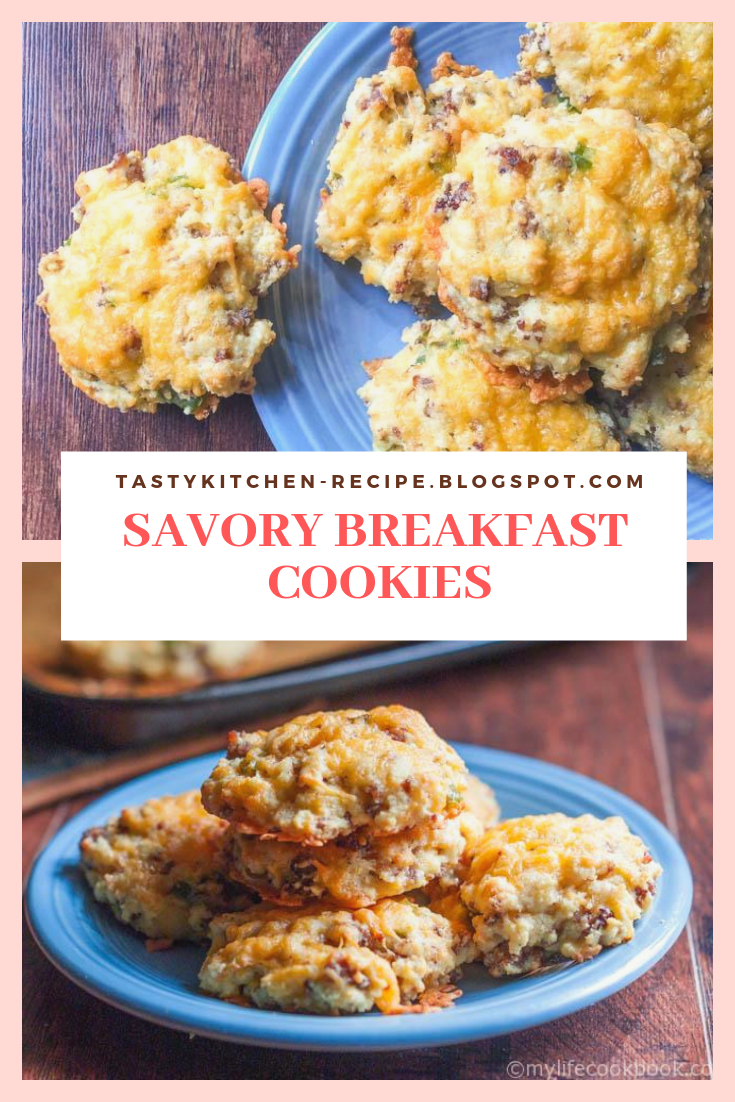 SAVORY BREAKFAST COOKIES FREEZABLE LOW CARB BREAKFAST! Tasty