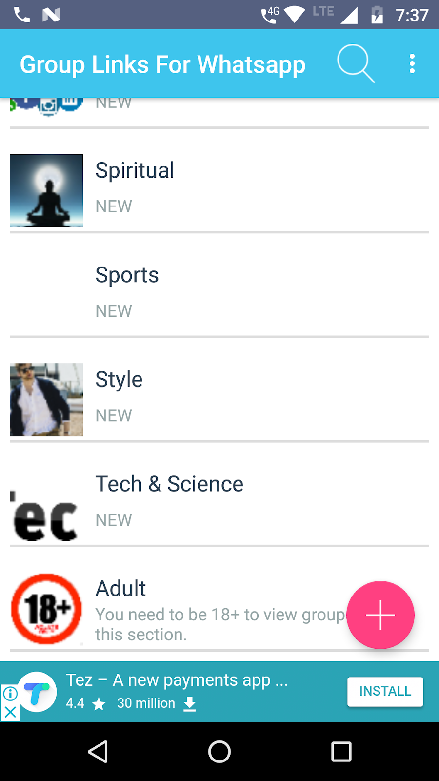 Join Whatsapp Group for adults without Invitation or Permission Best 4 Group Apps Download
