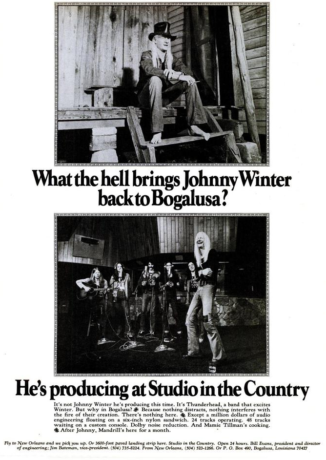 Darius Don T You Get The Feelin Johnny Winter San Diego 1974