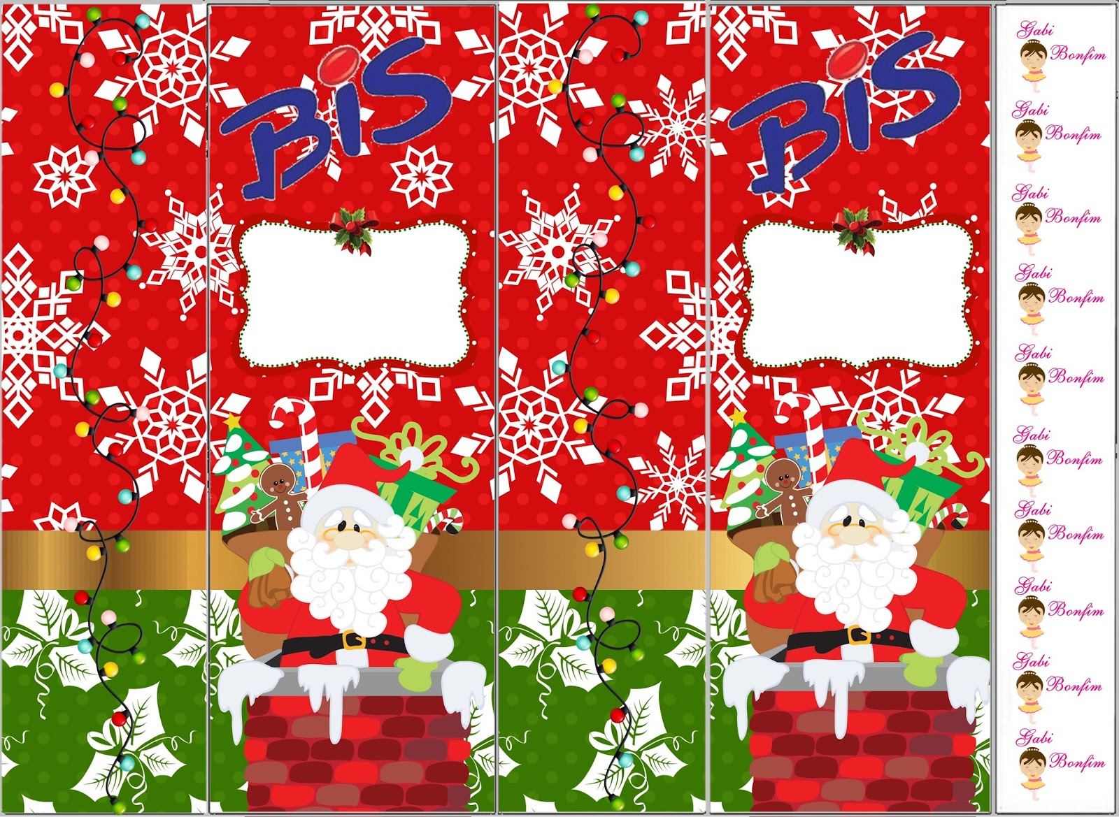 Fazendo a Propria Festa: Kit de Personalizados Tema : Natal ( Gratuito )