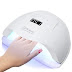 Portable SUN 5X Plus LED UV Lamp Durable Nail Dryer for Gel Varnish Manicure  - Milk White EU Plug