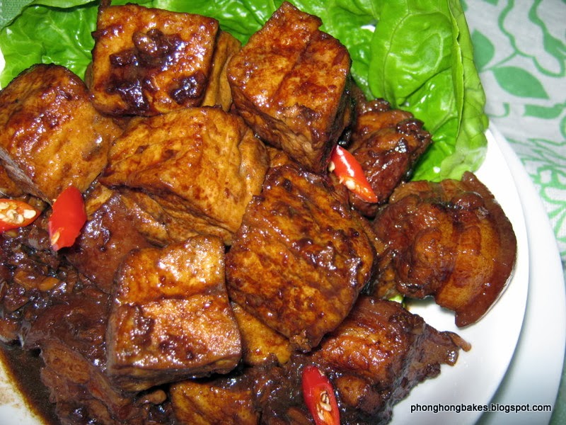 PH the Malaysian Carnivore: Stewed Pork Belly with Fried Tofu