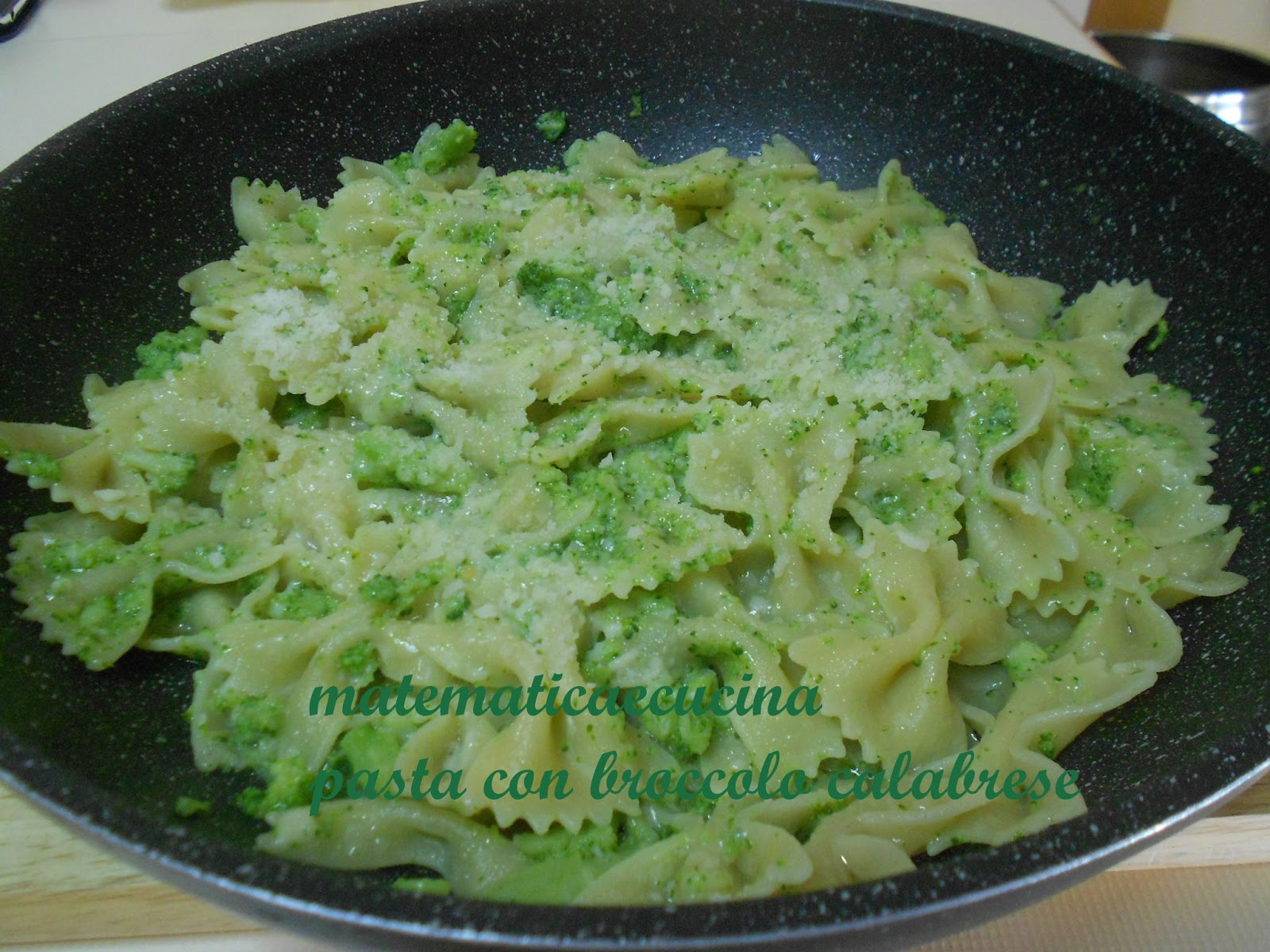 mtematicaecucina Pasta con Broccolo Calabrese