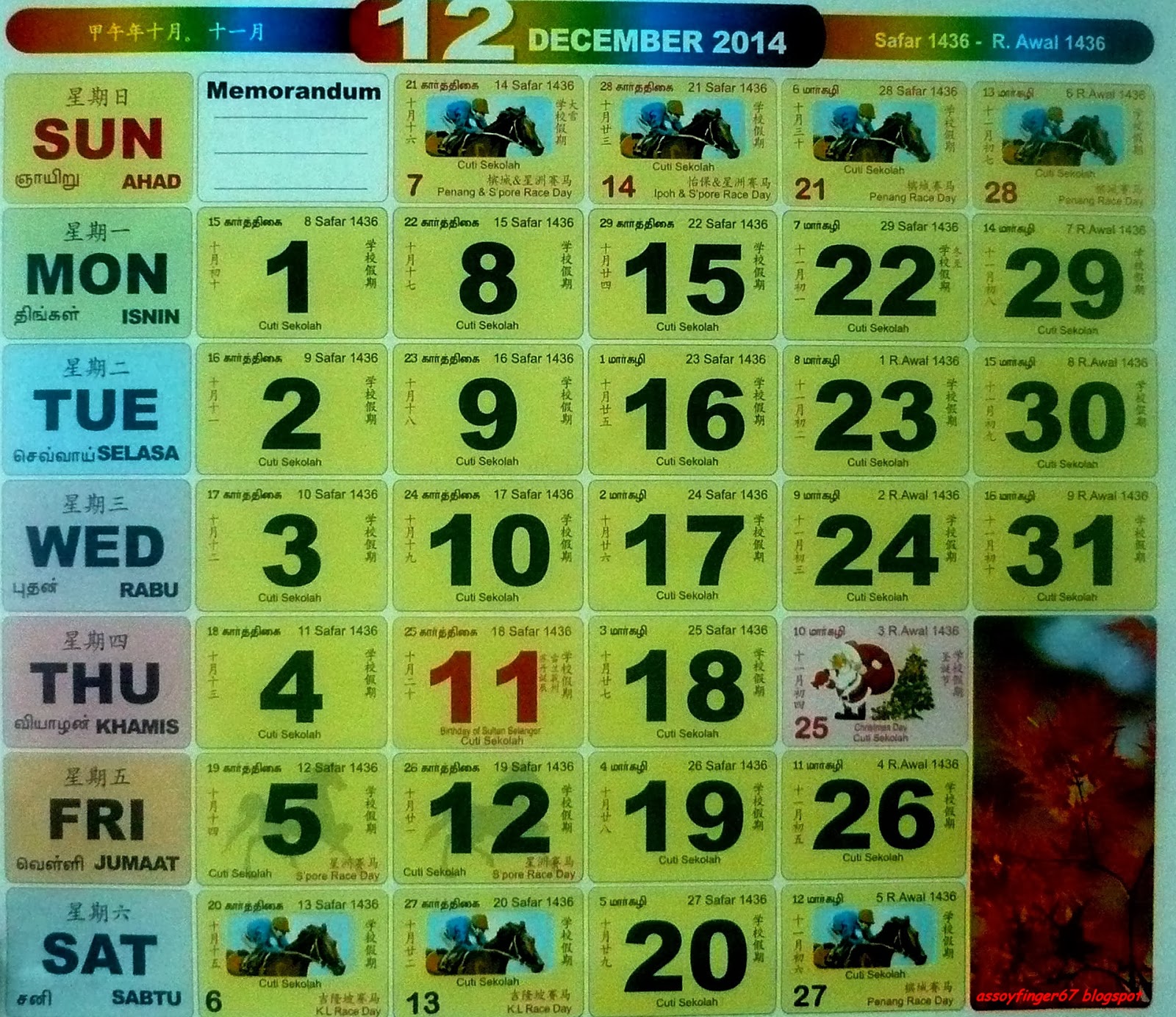 ASSOYFINGER67.....SEBUAH PERJALANAN: KALENDAR KUDA 2014 (TAHUN KUDA ...