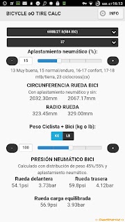 Bicycle oO Tire Calc (Beta)