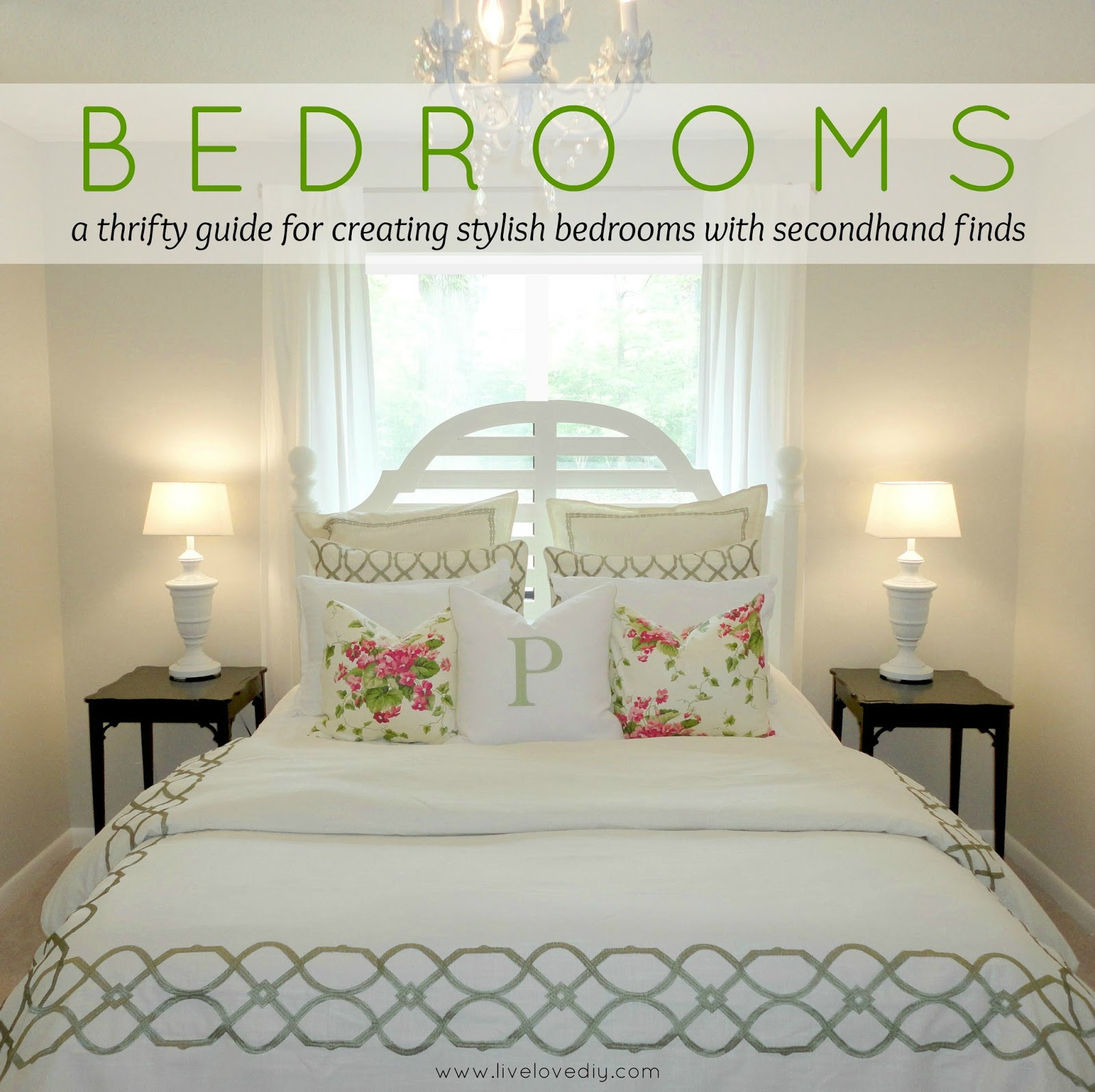 LiveLoveDIY Decorating Bedrooms with Secondhand Finds The