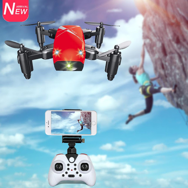 Overhalfsale Daily Deals - 12/10/2018 19 S9HW Mini Foldable WiFi RC Drone Quadcopter with HD Camera
