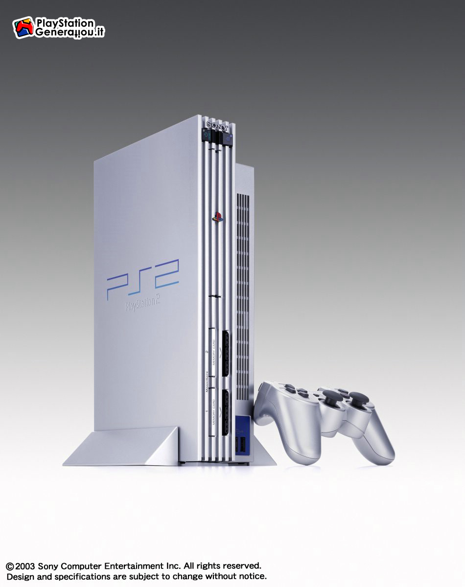 PlayStation®2 Silver Prestige Line Satin Silver (SCPH50004 SS) PlayStation Generation