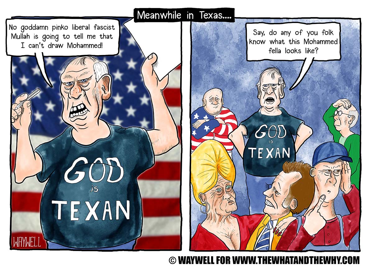 David Waywell A cartoon about Texas