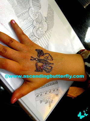 Butterfly, Henna Tattoo, Manicure,