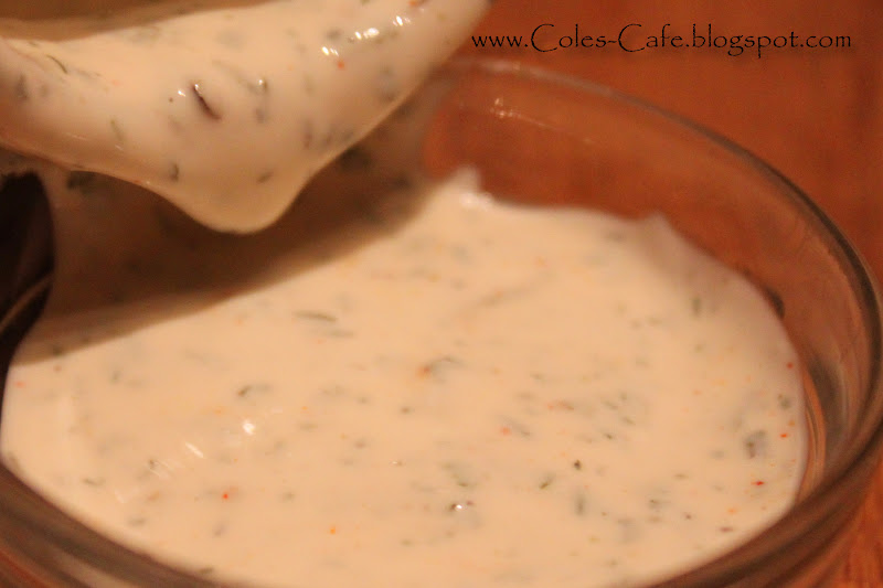 Coles Cafe Homemade Ranch Dressing