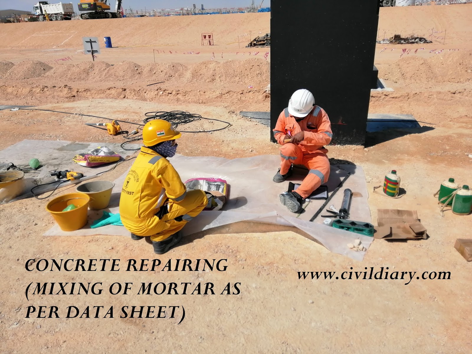 METHOD STATEMENT FOR CONCRETE REPAIR WORKS