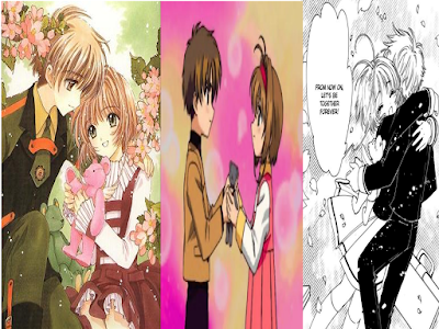 Collage de Sakura y Shaoran creado por administrando tu hobby