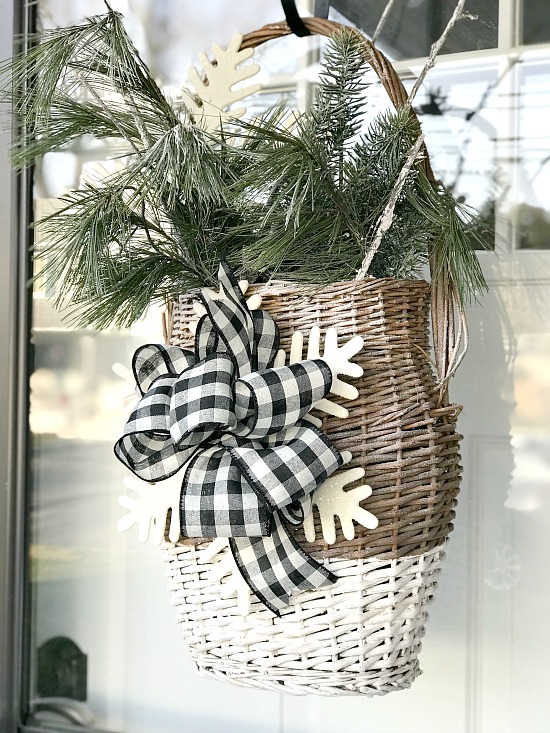 Winter Basket for the Front Door