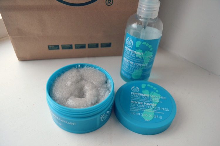 mo'adore The Body Shop Peppermint Foot Care Range