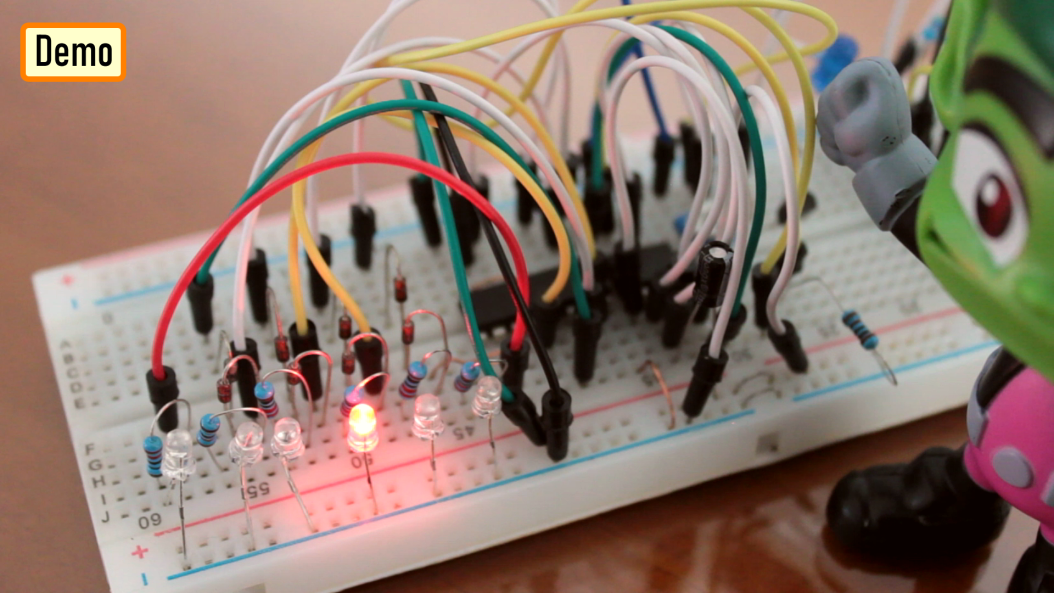 LED Chaser Circuits Using IC4017 and Arduino | Hackaday.io