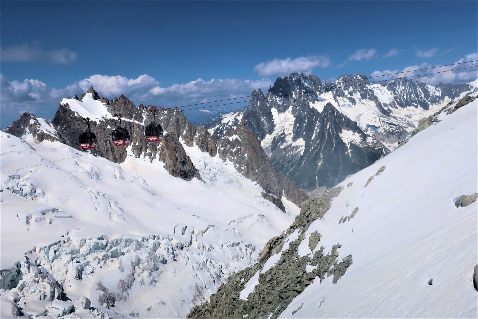 スイス旅 氷河の上を3連ゴンドラで国境越え エルブロンネル エギーユ デュ ミディ フリーランサーの旅とグルメのブログ