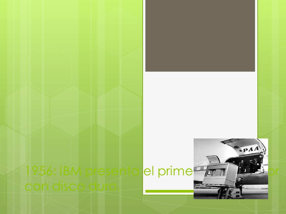 Mis trabajos de tecnologia: Cronología de los medios de almacenamiento.