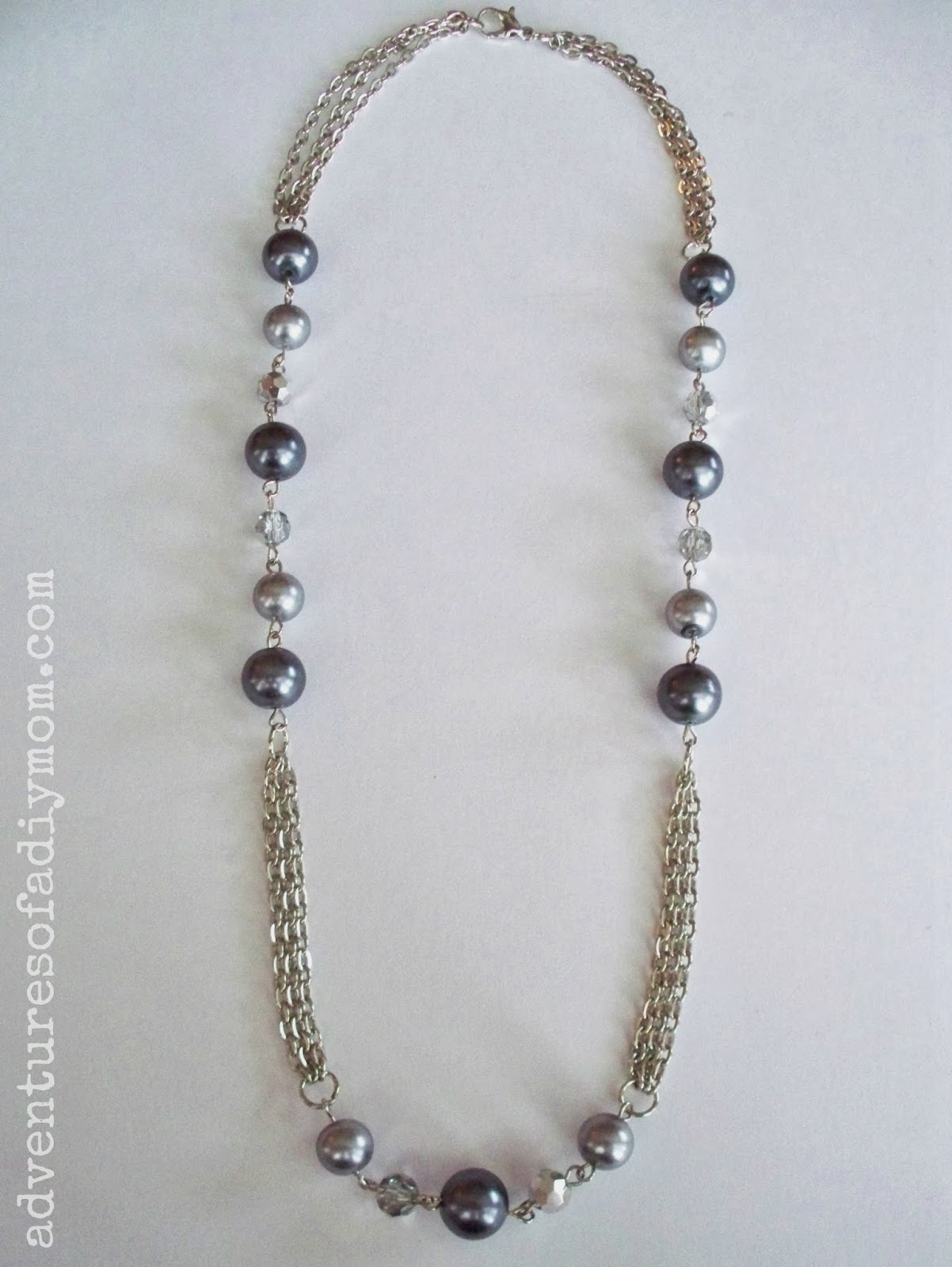 How to Make a Chain and Bead Necklace Adventures of a DIY Mom