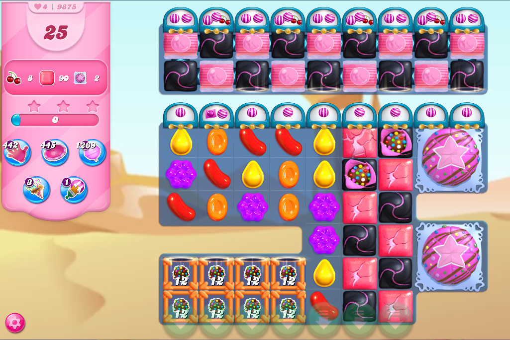 Candy Crush Saga level 9875