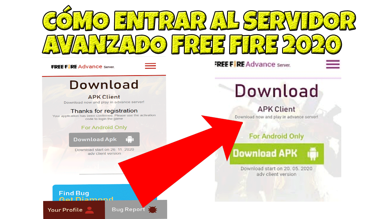 como DESCARGAR EL SERVIDOR AVANZADO DE FREE FIRE NOVIEMBRE 2020 NUEVA