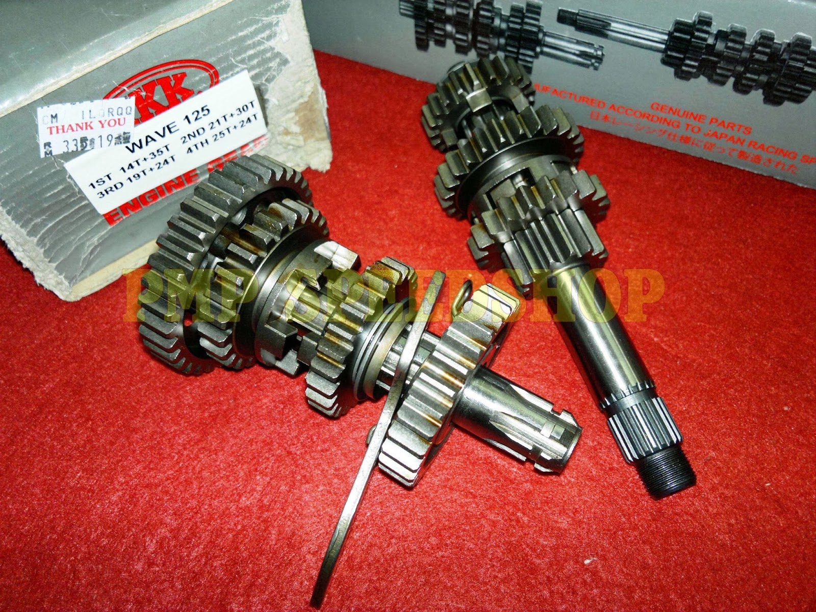GEARBOX IKK RACING HONDA WAVE 125/SUPRA 125/KHARISMA 125 PALEX MOTOR PARTS ONLINE STORE