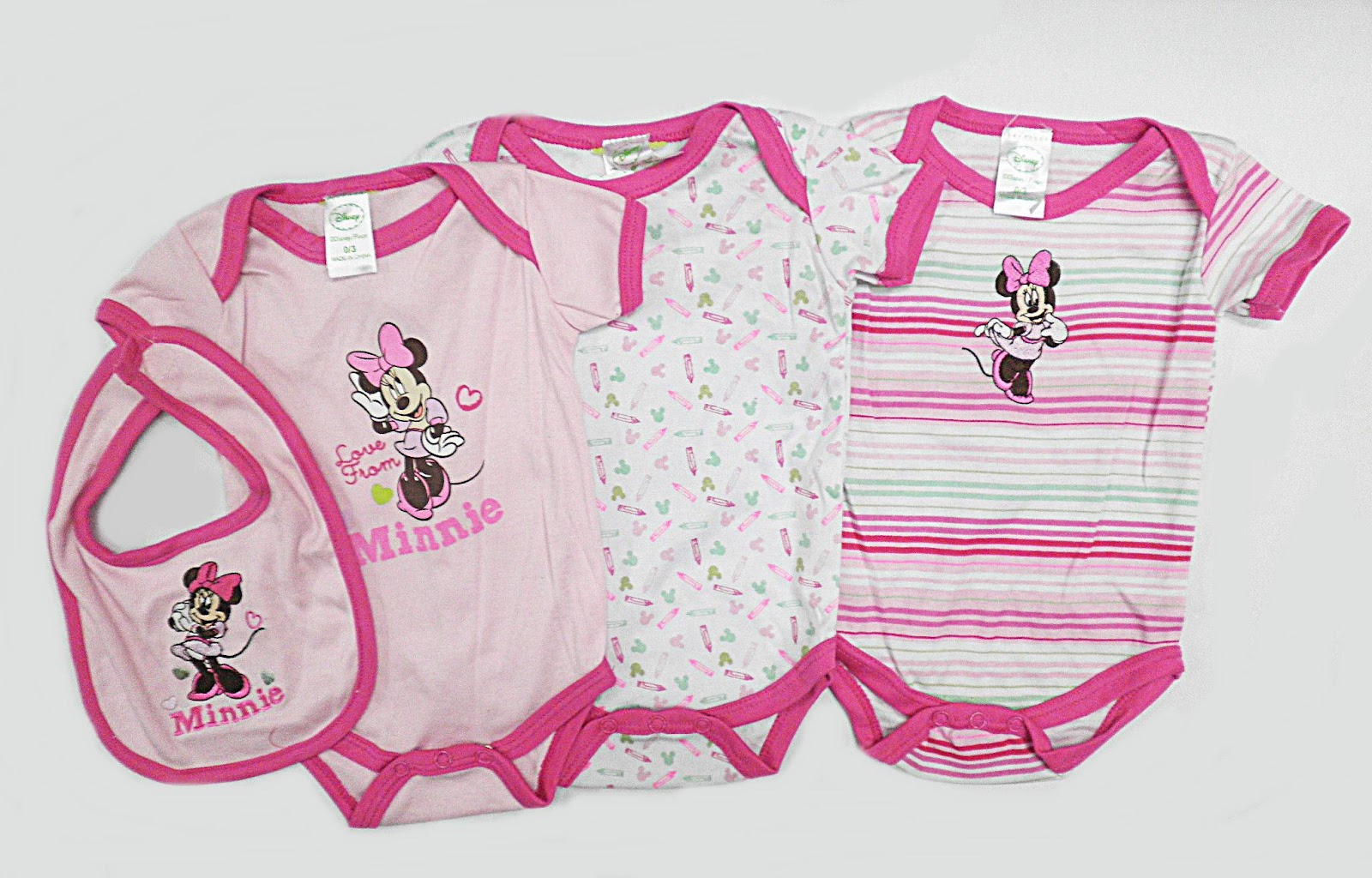 NH KIDS COLLECTION DISNEY ROMPERS SET FOR BABY