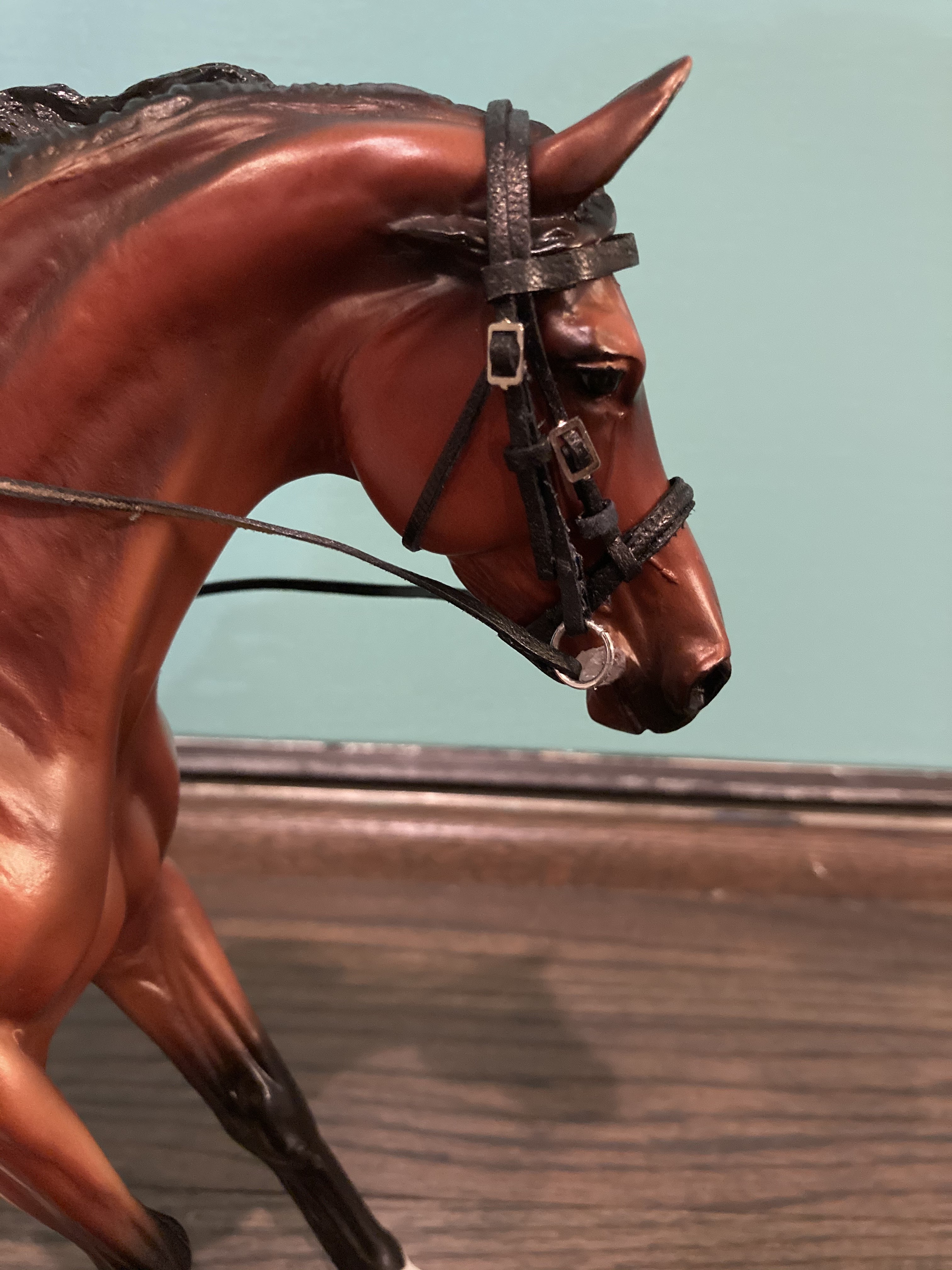 Horse Models Galore Dressage Saddle, Bridle Set