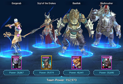 RAID Shadow Legend my Arena Team build
