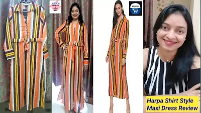 harpa shirt style maxi dress amazon review, harpa maxi dress online, amazon harpa dresses