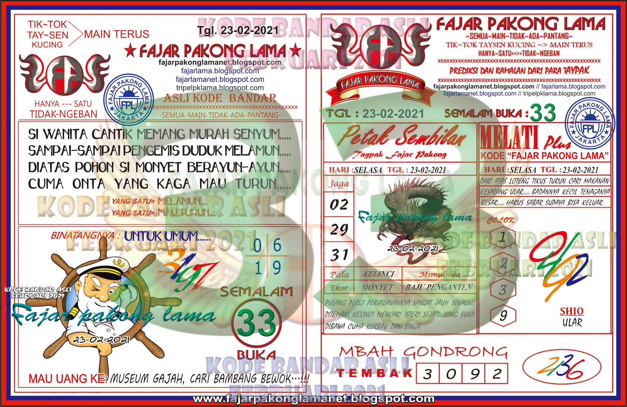 Nagasaon HK Syair Selasa 23022021 Nagasaon HK