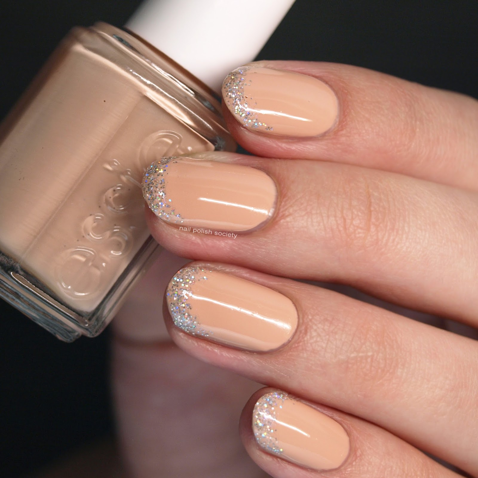 Nail Polish Society 31DC2016 Day 17 Glitter Tips