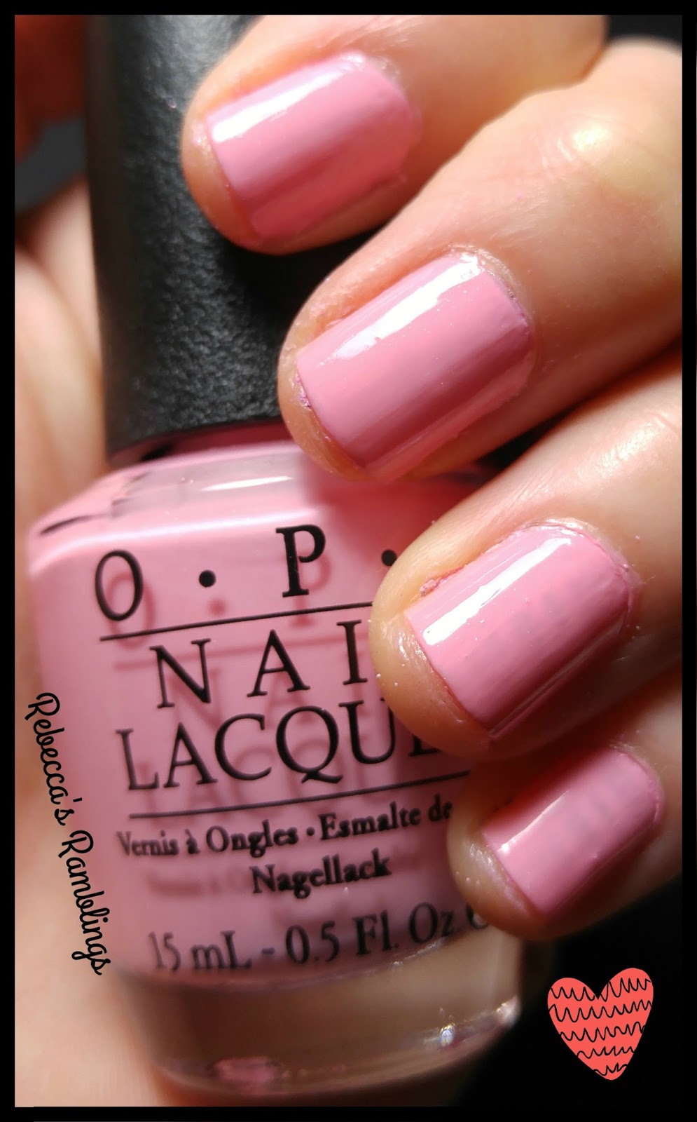 Rebecca's Ramblings: 14 Days Of Valentines - Day 6 - OPI Chic From Ears ...