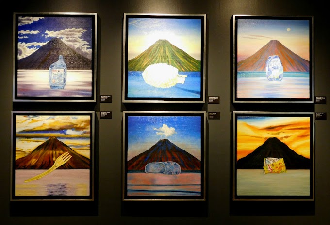 Obra de Rodriguez Doring, Lago de los Colores en el Museo de Arte Popular 