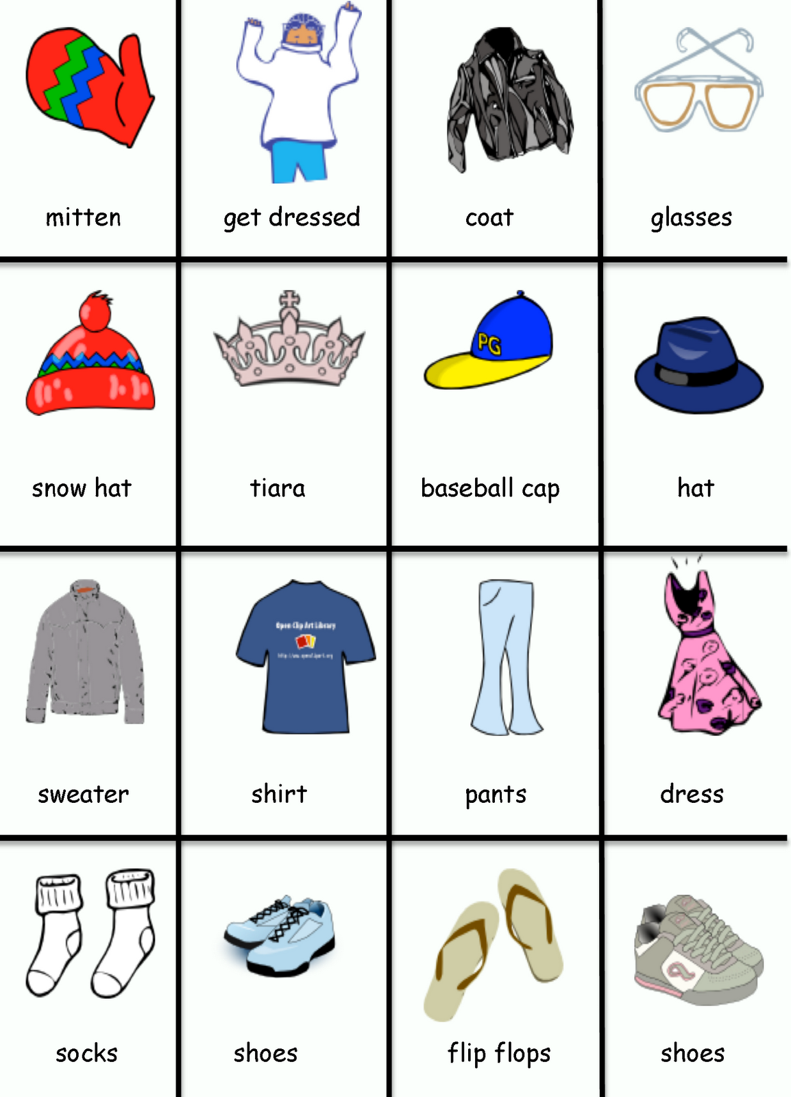 Printable Getting Dressed Visual Schedule printable-getting-dressed-visual-schedule