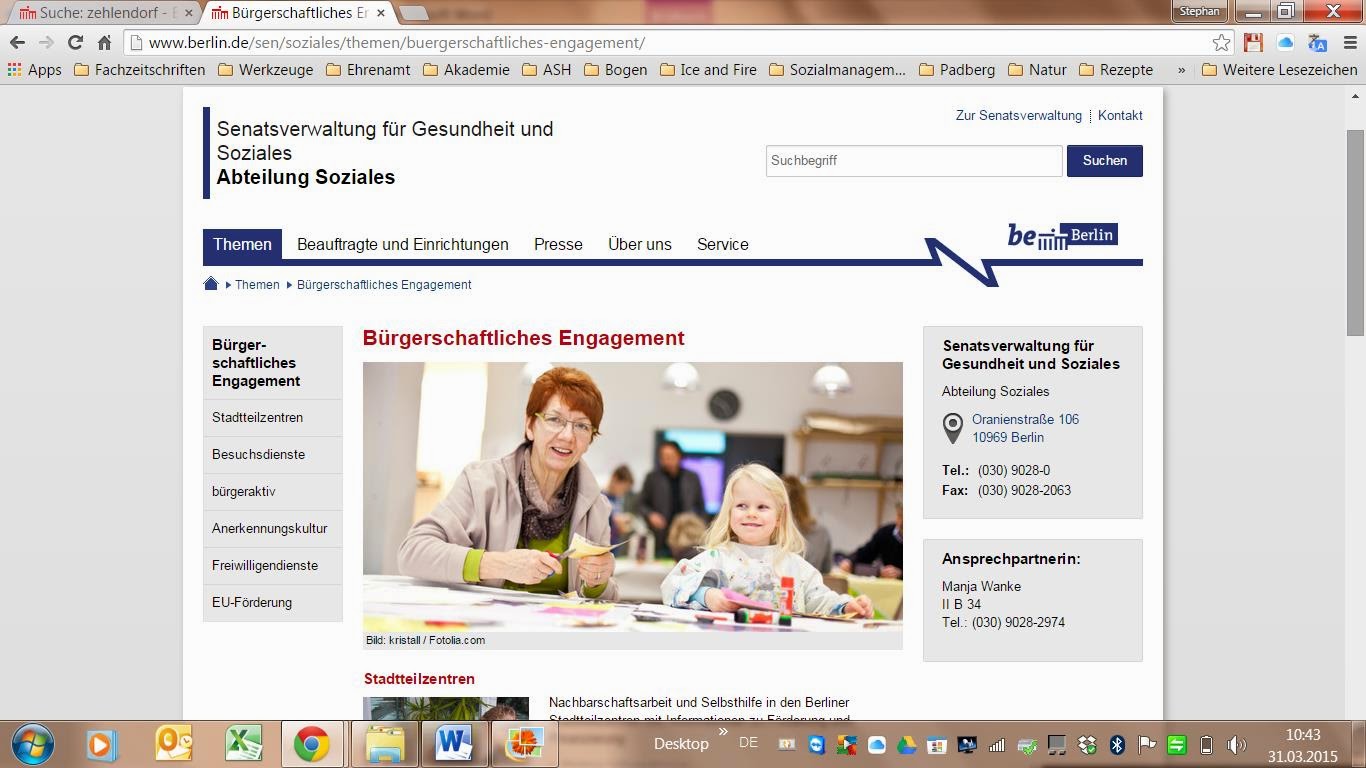 Senatsverwaltung Gesundheit Und Soziales Senatsverwaltung Gesundheit Und Soziales
