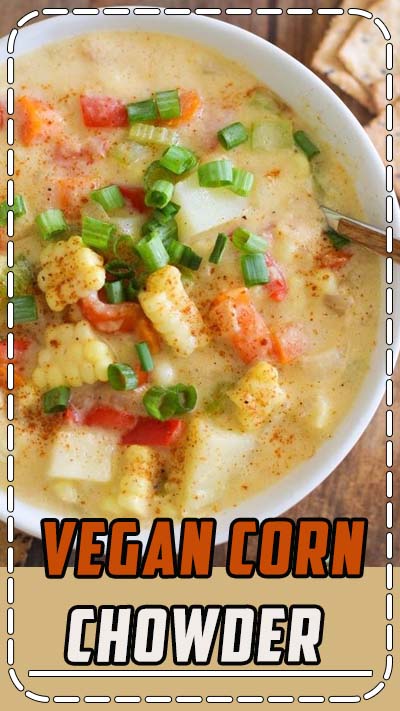 egan Corn Chowder - a lightened up, healthy version of the classic soup